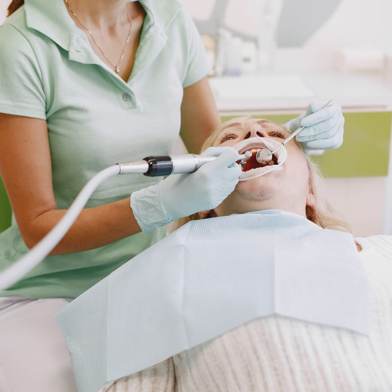 Dental cleaning appointment at Douglas Kosek DDS