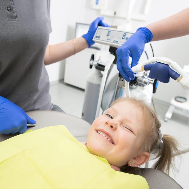 Pediatric dentistry visit at Douglas Kosek DDS